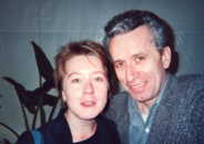 Grard Courant avec Blandine Lenoir.
