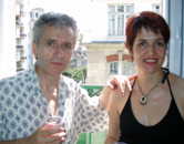 Gérard Courant avec Barbara Peon Solis.