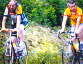 Grard Courant et Alain Riou dans Chambry-Les Arcs, film de Grard Courant.