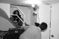 Tournage de Lire, avec Ultra-Violet.