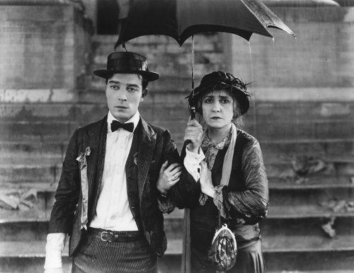 image du film COMPRESSION COLLEGE DE BUSTER KEATON ET JAMES W HORNE.