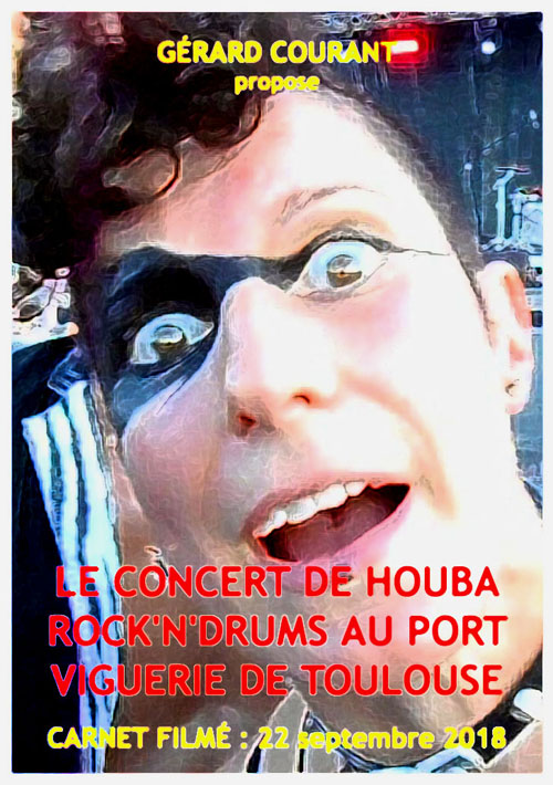 image du film LE CONCERT DE HOUBA ROCKNDRUMS AU PORT VIGUERIE DE TOULOUSE (CARNET FILM : 22 SEPTEMBRE 2018).