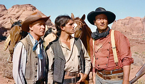 image du film COMPRESSION THE SEARCHERS DE JOHN FORD.