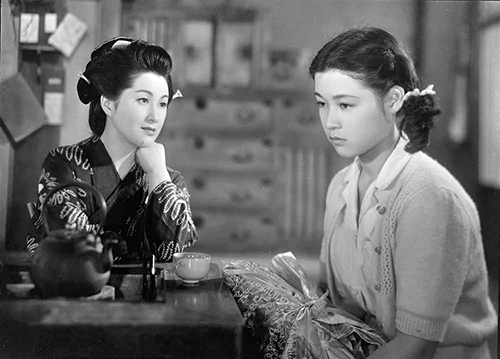 image du film COMPRESSION LES MUSICIENS DE GION DE KENJI MIZOGUCHI.