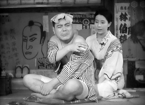 image du film COMPRESSION HISTOIRE D'HERBES FLOTTANTES DE YASUJIRŌ OZU.