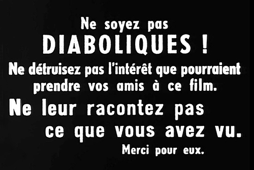 image du film COMPRESSION LES DIABOLIQUES DE HENRI-GEORGES CLOUZOT.