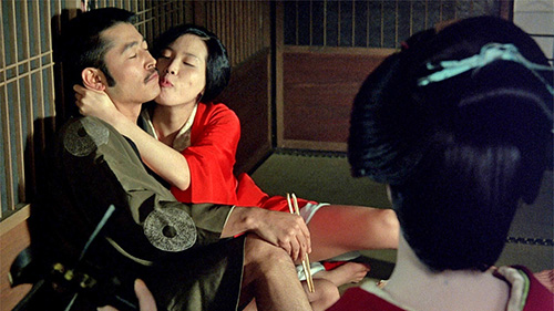 image du film COMPRESSION L'EMPIRE DES SENS DE NAGISA ŌSHIMA.