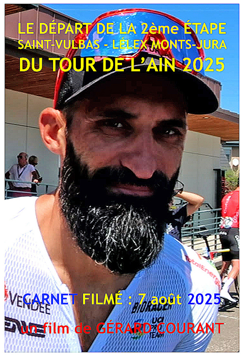 image du film LE DPART DE LA 2me TAPE SAINT-VULBAS  LLEX MONTS-JURA DU TOUR DE LAIN 2025 (CARNET FILMɠ: 7 aot 2025).