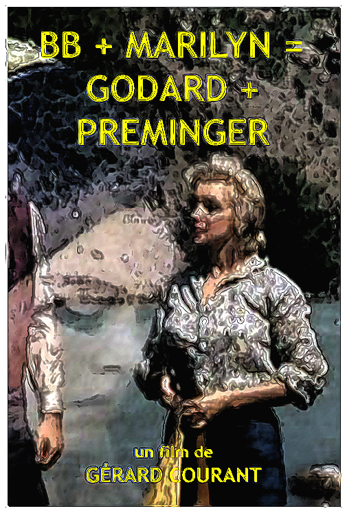 image du film BB + MARILYN = GODARD + PREMINGER.