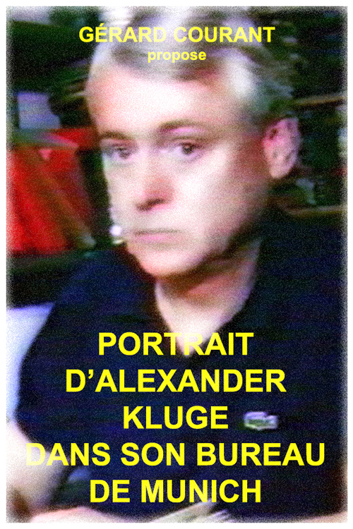 image du film PORTRAIT D'ALEXANDER KLUGE DANS SON BUREAU DE MUNICH.