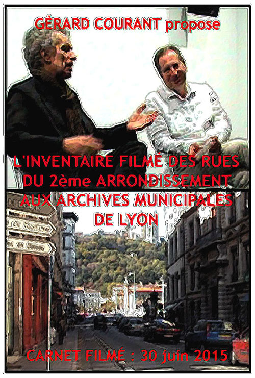 image du film L'INVENTAIRE FILMÉ DES RUES DU 2ème ARRONDISSEMENT DE LYON AUX ARCHIVES MUNICIPALES DE LYON (CARNET FILMÉ : 30 juin 2015) .