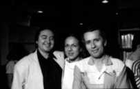 G�rard Courant avec Alain Paucard et Marie-Madeleine Fuger.