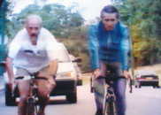 G�rard Courant avec Luc Moullet.