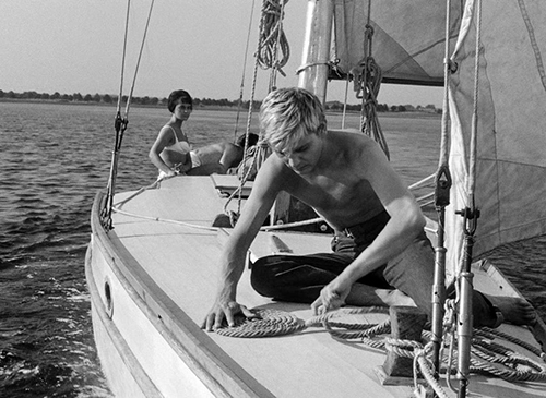 image du film COMPRESSION LE COUTEAU DANS L'EAU DE ROMAN POLANSKI.