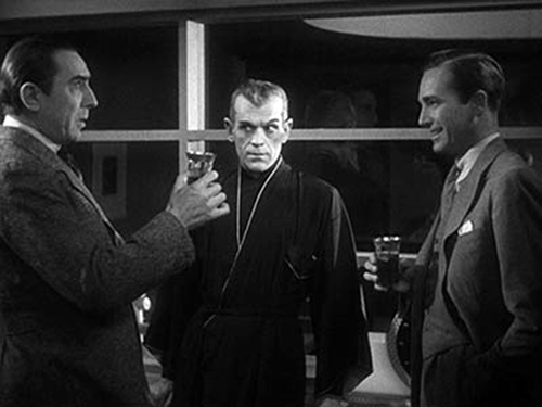 image du film COMPRESSION THE BLACK CAT DE EDGAR G ULMER.