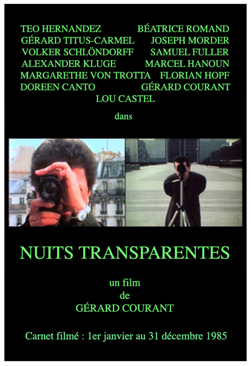 image du film NUITS TRANSPARENTES (CARNET FILMÉ : 1er janvier 1985 – 31 décembre 1985).